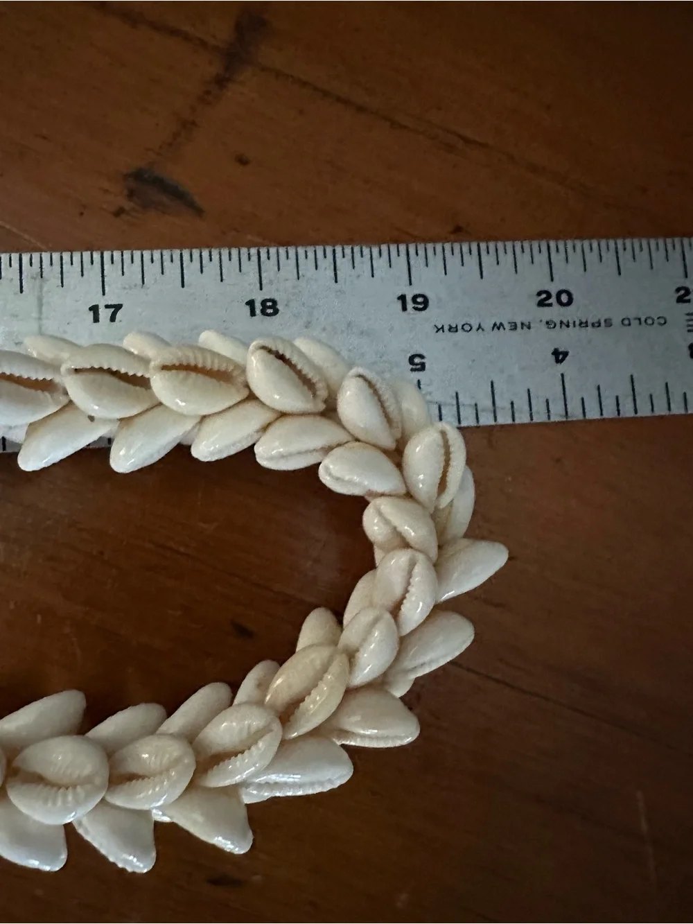 Vintage Cowrie Shell Lei